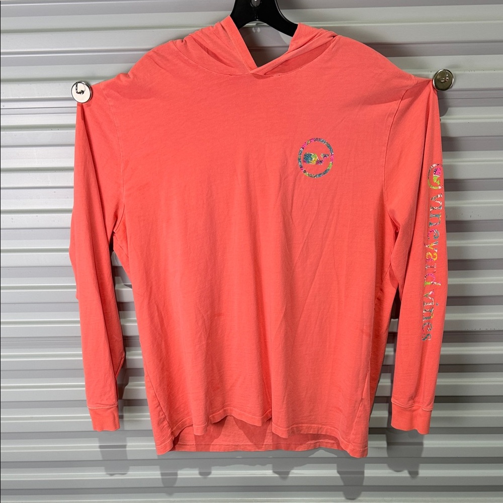Vineyard Vines Coral Hoodie Sweatshirt XL